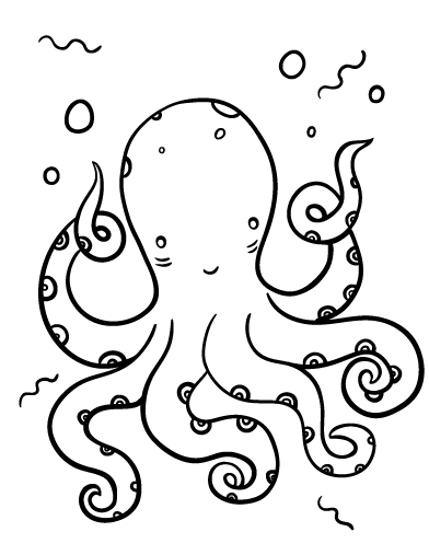 199+ Octopus Coloring Pages FREE Printable 18