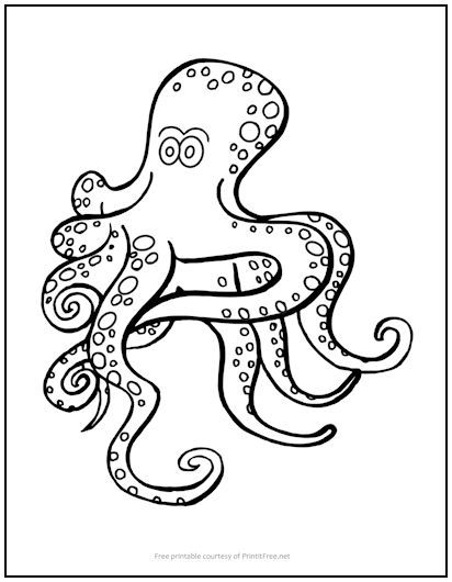 199+ Octopus Coloring Pages FREE Printable 189