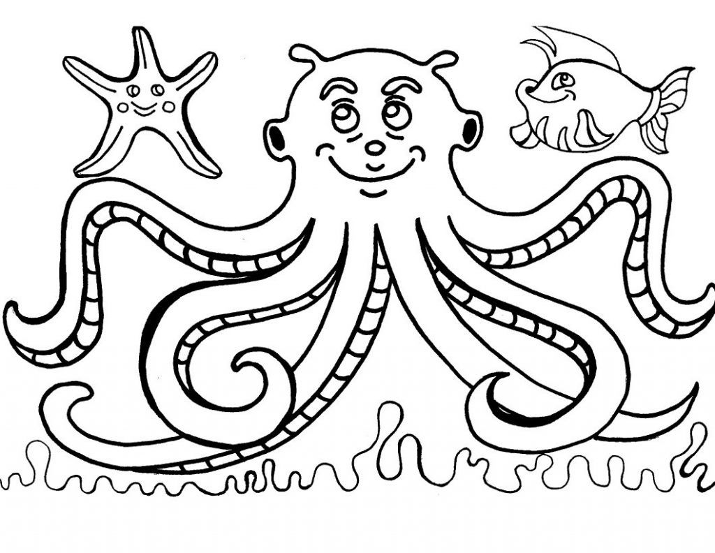 199+ Octopus Coloring Pages FREE Printable 192