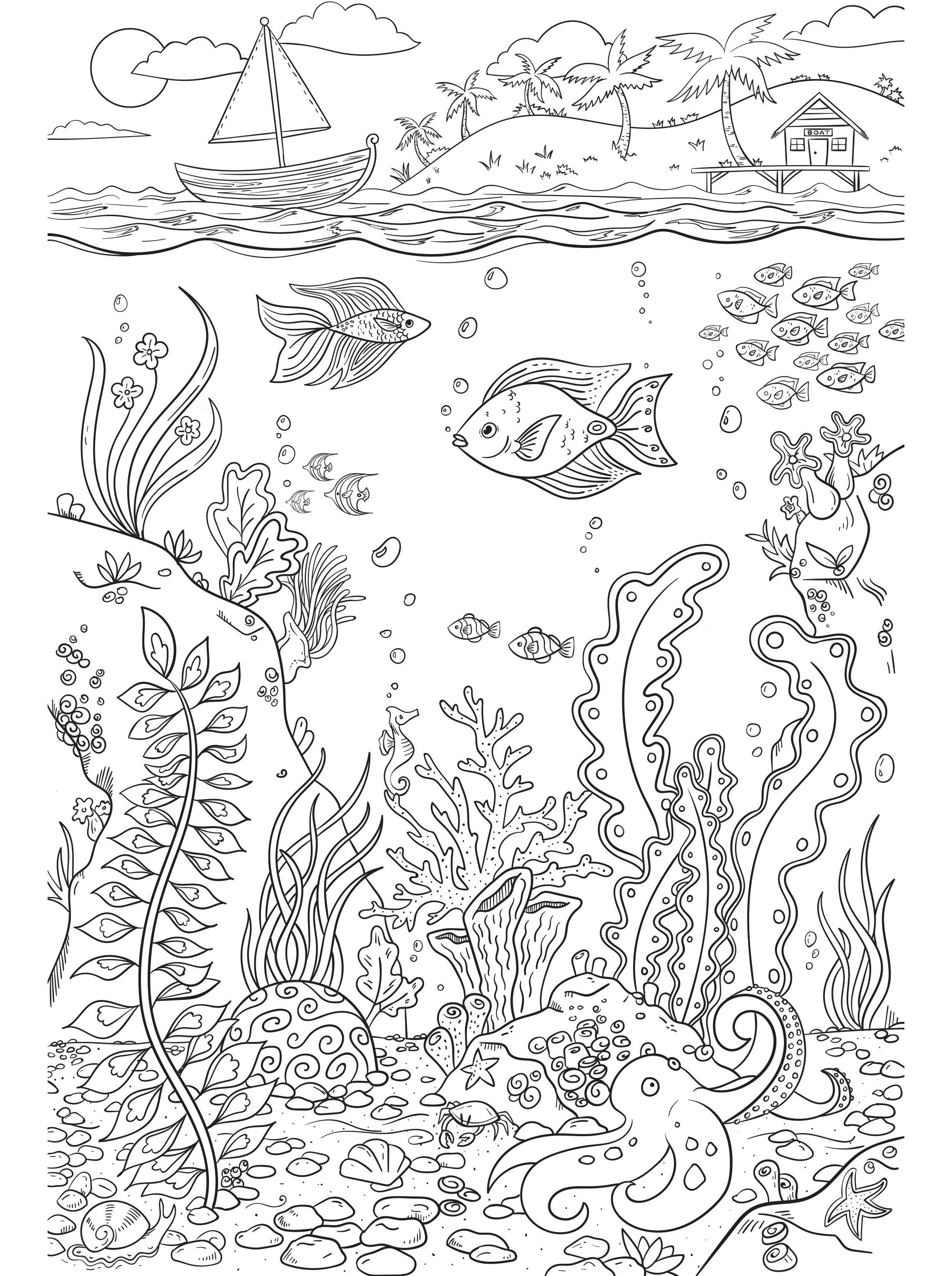 199+ Octopus Coloring Pages FREE Printable 20