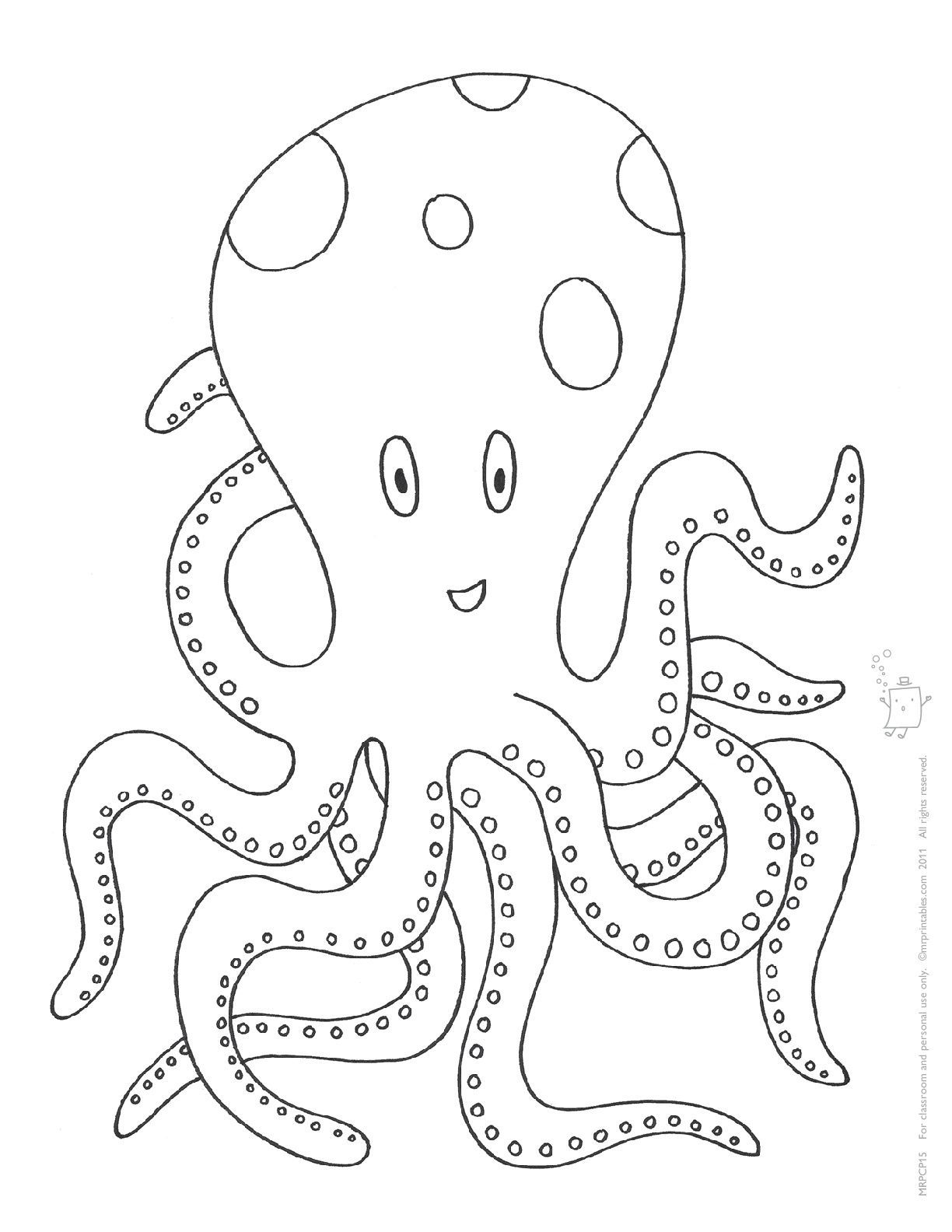 199+ Octopus Coloring Pages FREE Printable 200