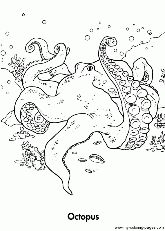 199+ Octopus Coloring Pages FREE Printable 26