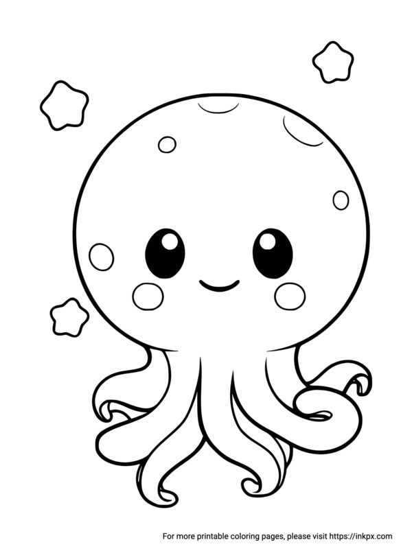 199+ Octopus Coloring Pages FREE Printable 28