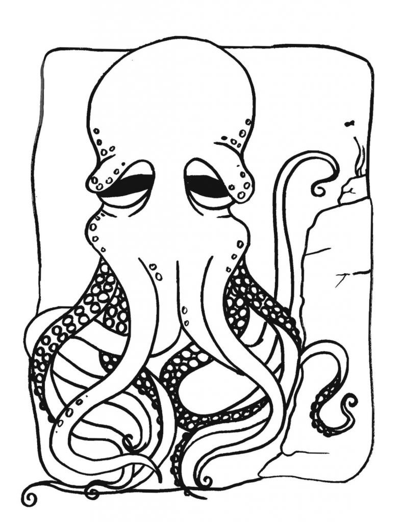 199+ Octopus Coloring Pages FREE Printable 32