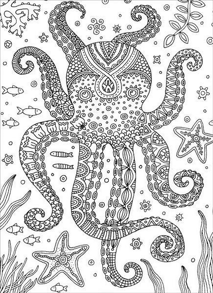 199+ Octopus Coloring Pages FREE Printable 4