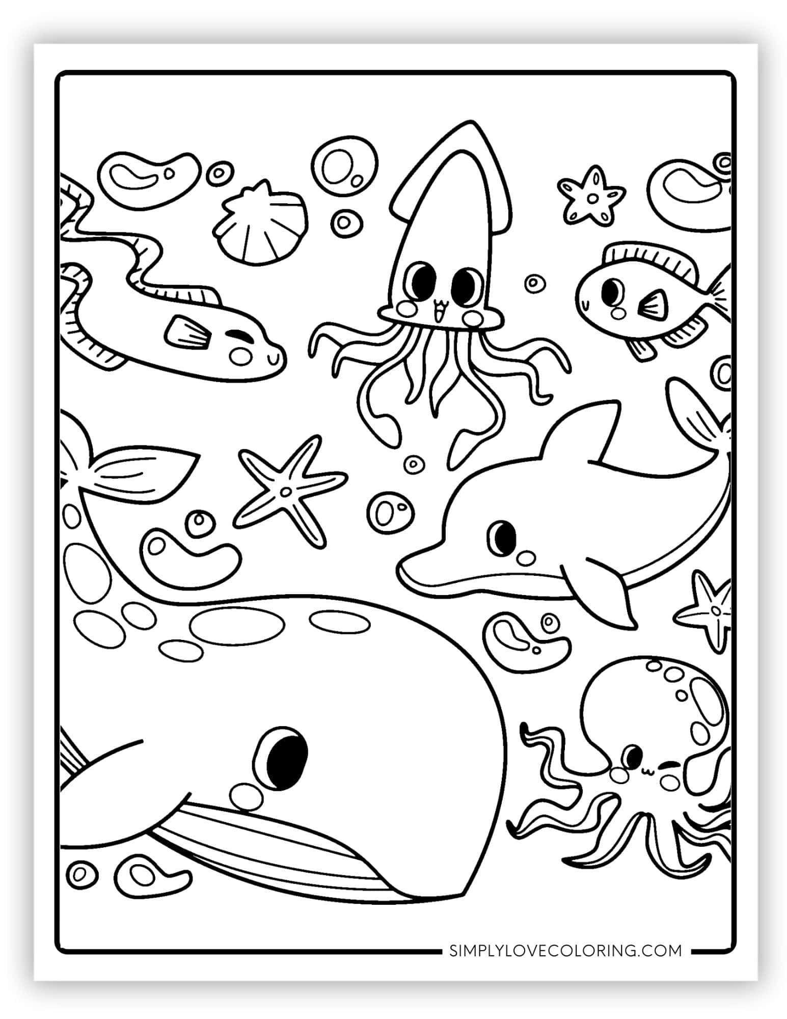 199+ Octopus Coloring Pages FREE Printable 42