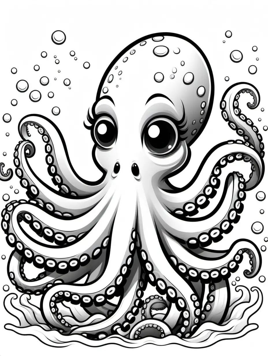 199+ Octopus Coloring Pages FREE Printable 48