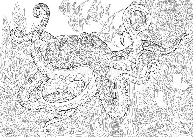 199+ Octopus Coloring Pages FREE Printable 5