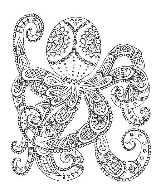 199+ Octopus Coloring Pages FREE Printable 6