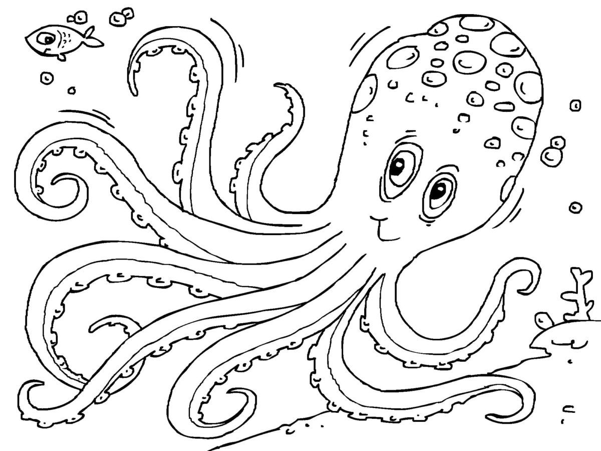 199+ Octopus Coloring Pages FREE Printable 60