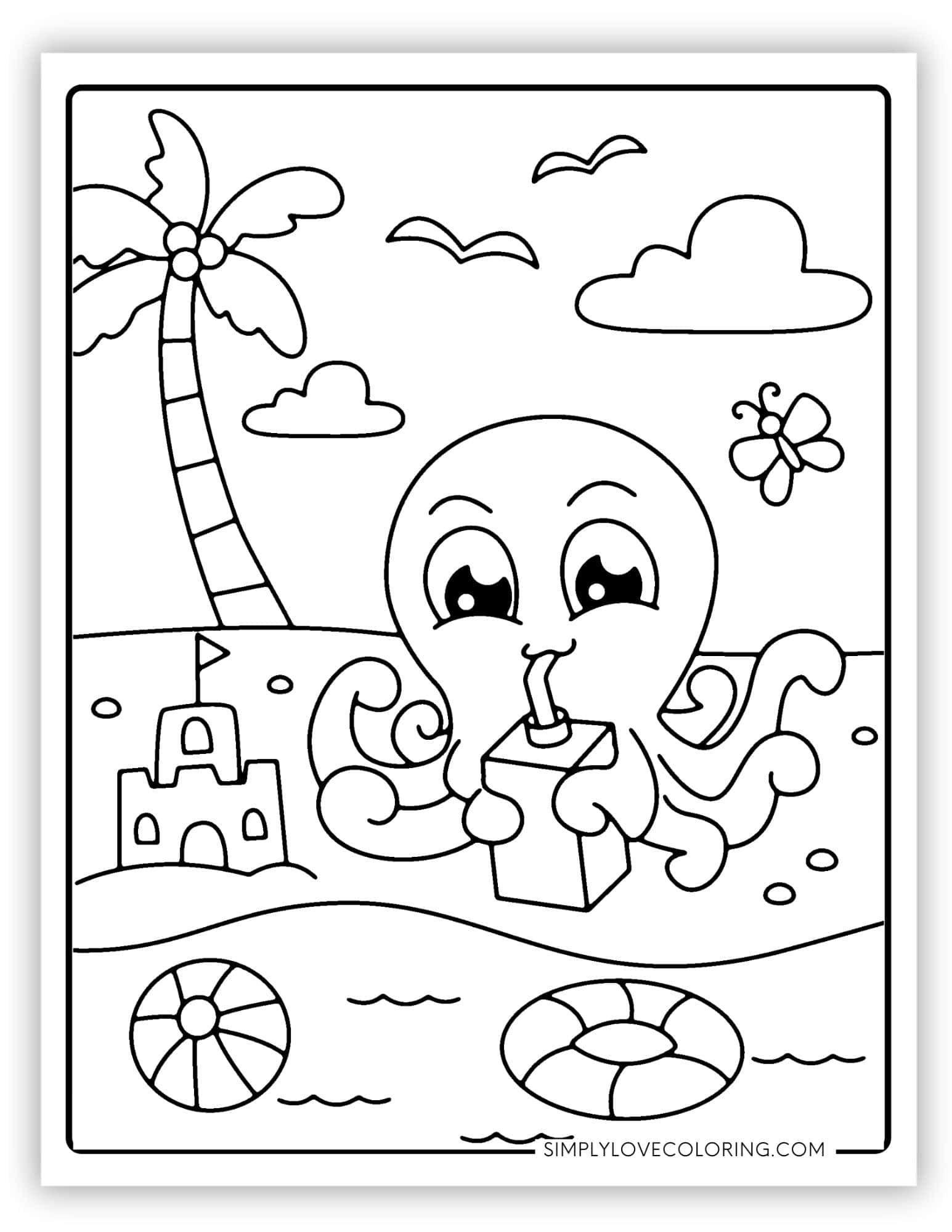 199+ Octopus Coloring Pages FREE Printable 66