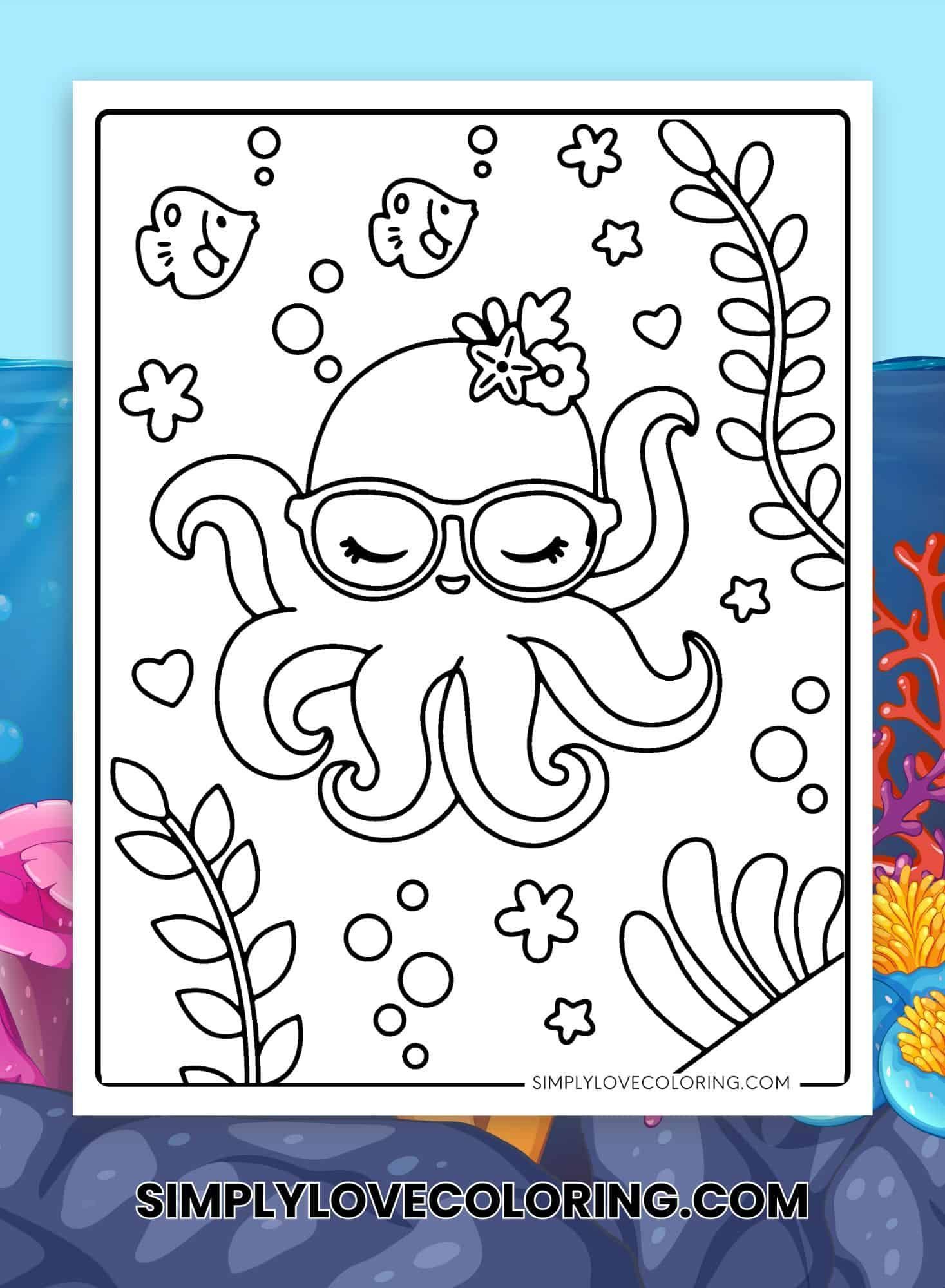 199+ Octopus Coloring Pages FREE Printable 72