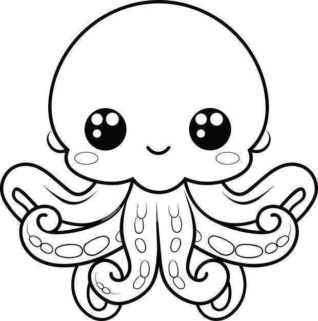 199+ Octopus Coloring Pages FREE Printable 80