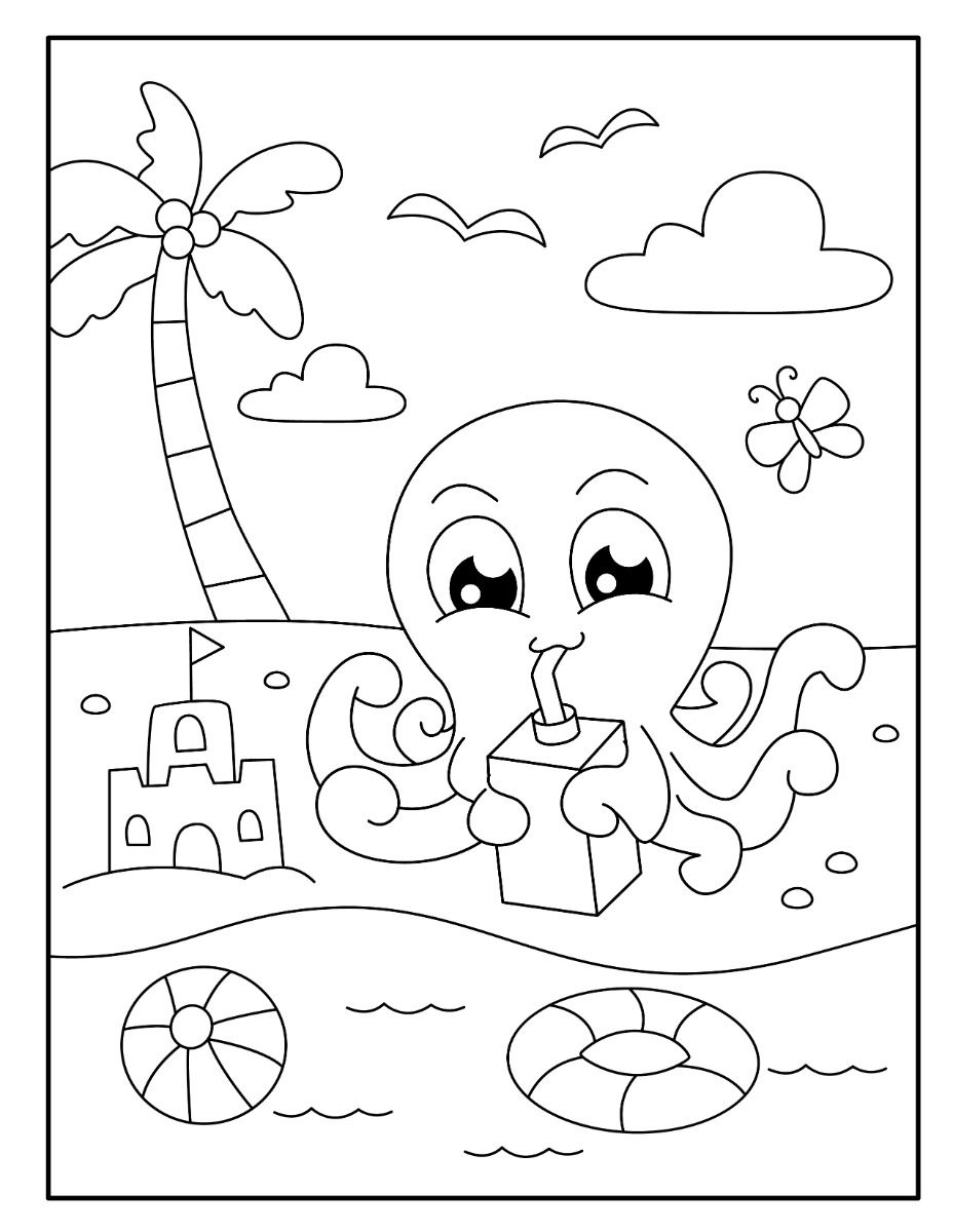 199+ Octopus Coloring Pages FREE Printable 91