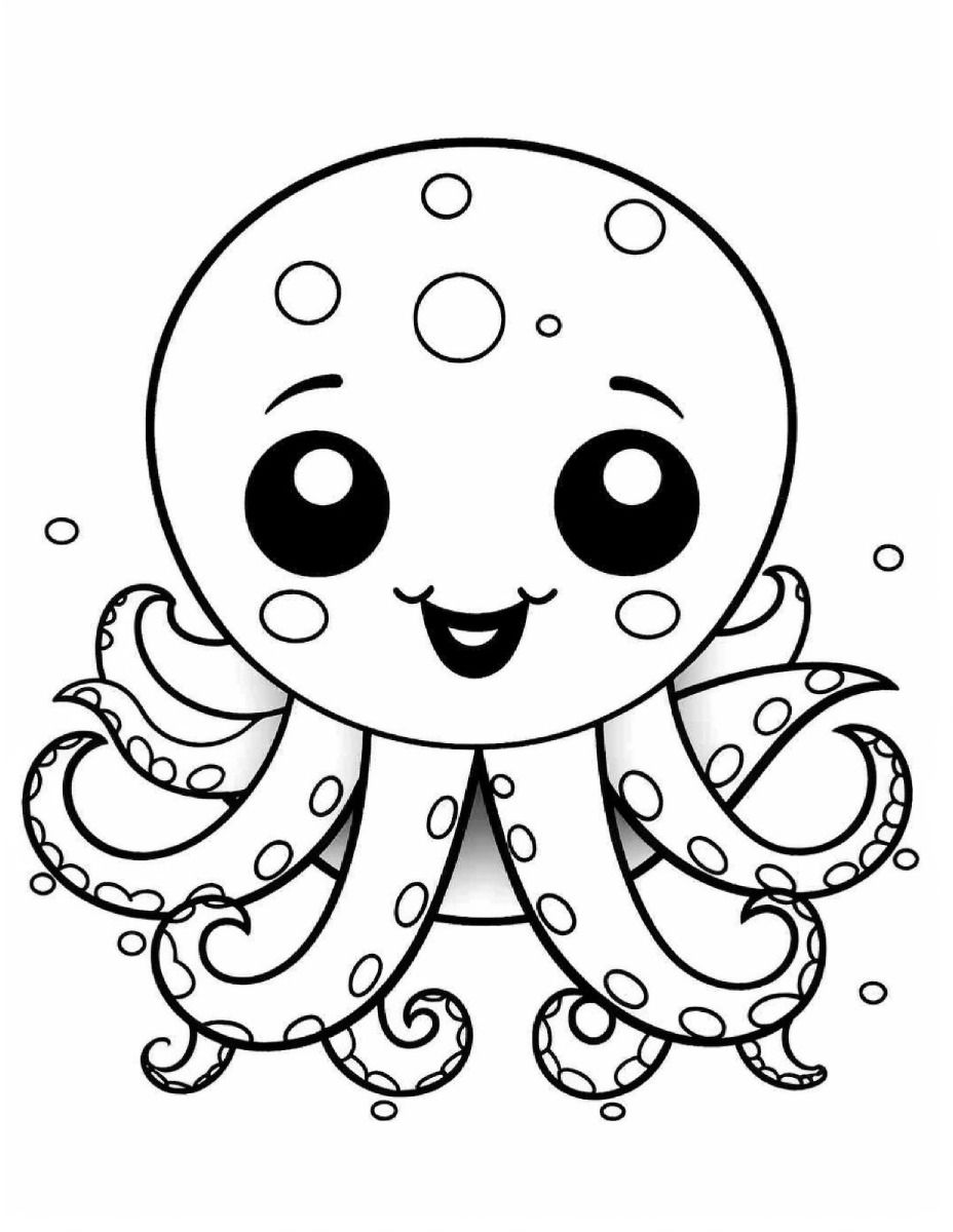 199+ Octopus Coloring Pages FREE Printable 95