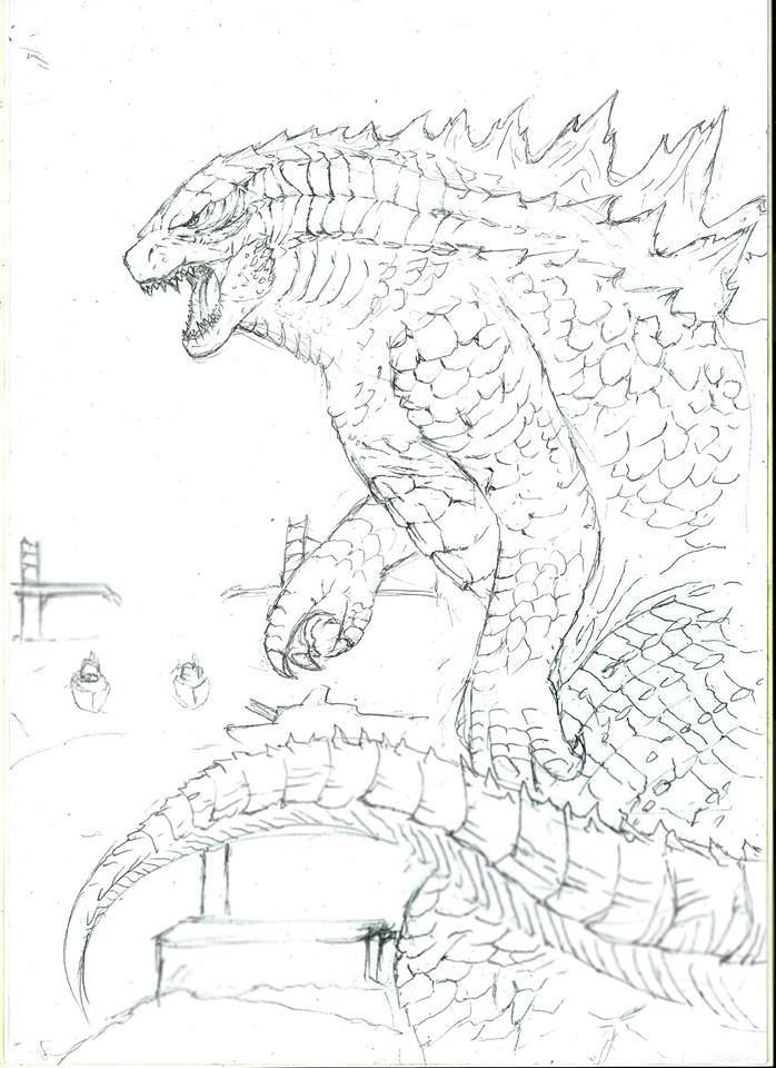 200+ Godzilla Coloring Pages 108