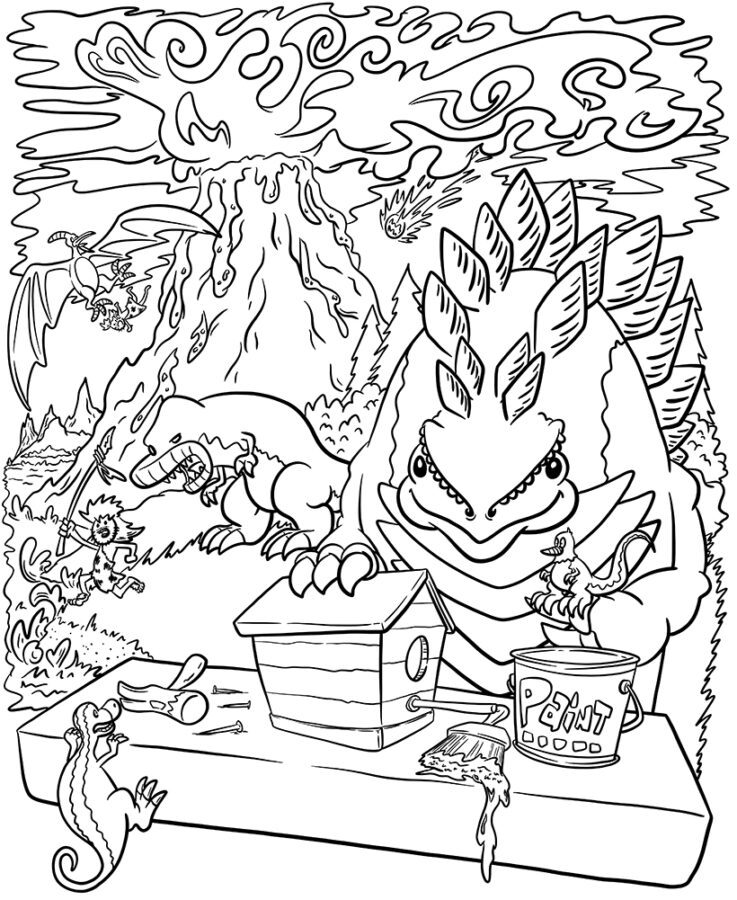 200+ Godzilla Coloring Pages 110