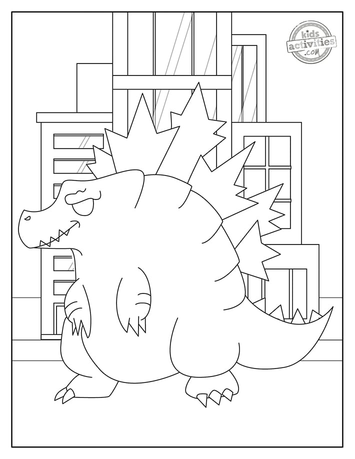 200+ Godzilla Coloring Pages 113