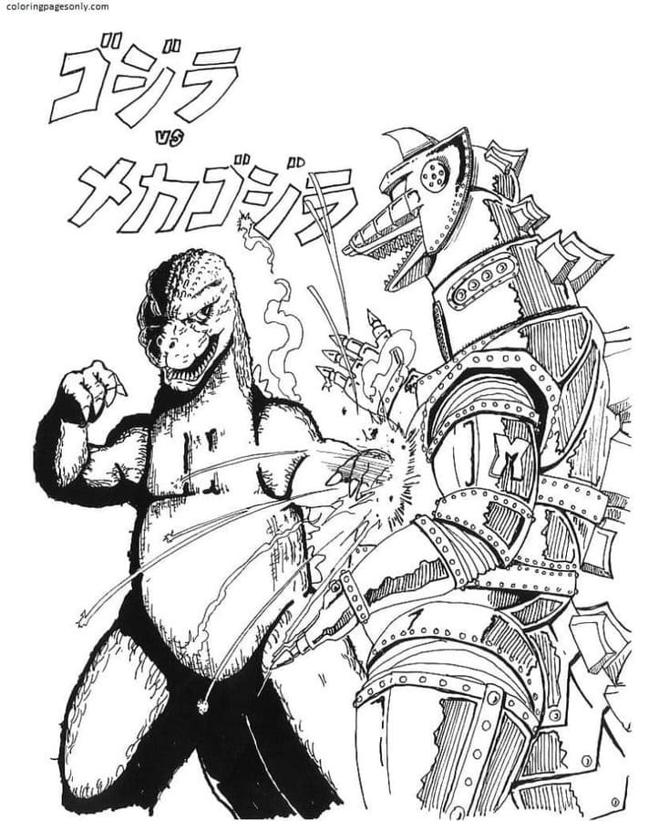 200+ Godzilla Coloring Pages 115