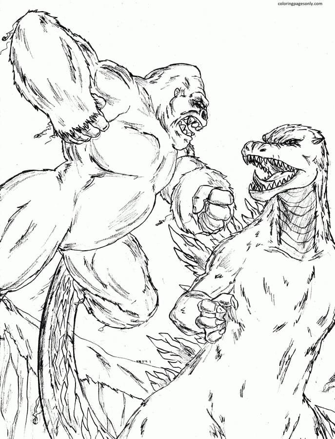 200+ Godzilla Coloring Pages 122