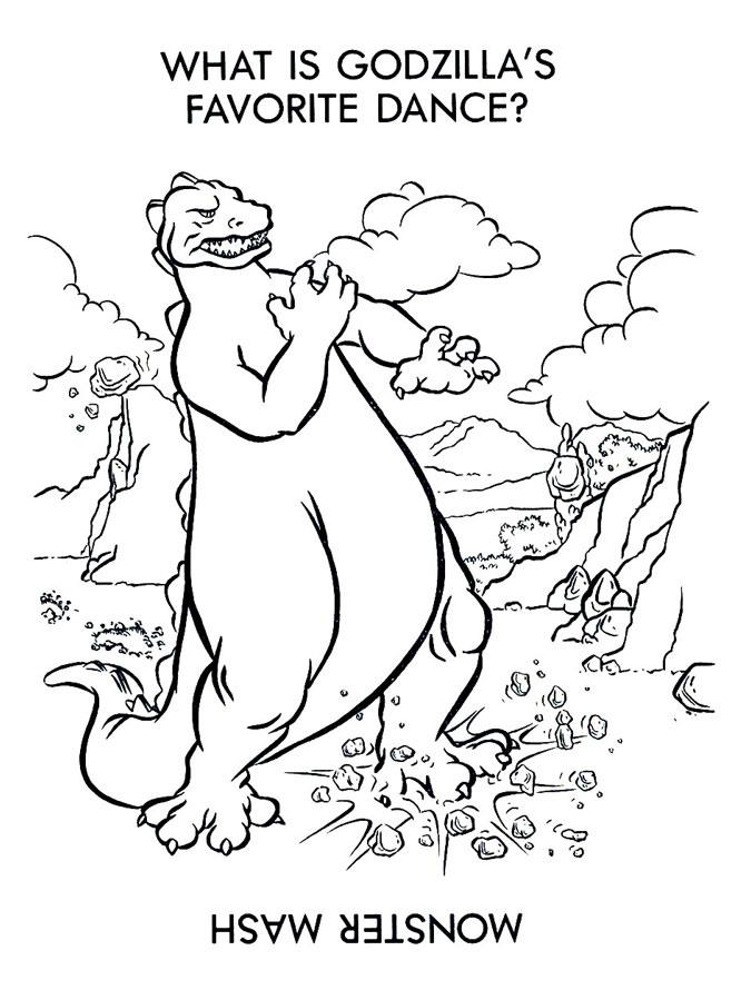 200+ Godzilla Coloring Pages 123