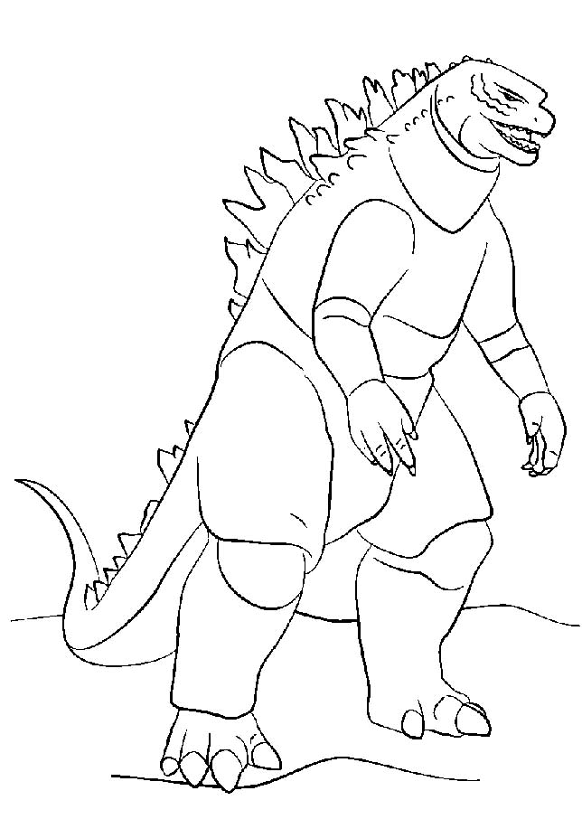 200+ Godzilla Coloring Pages 125