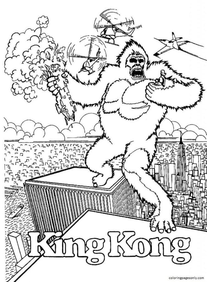 200+ Godzilla Coloring Pages 126