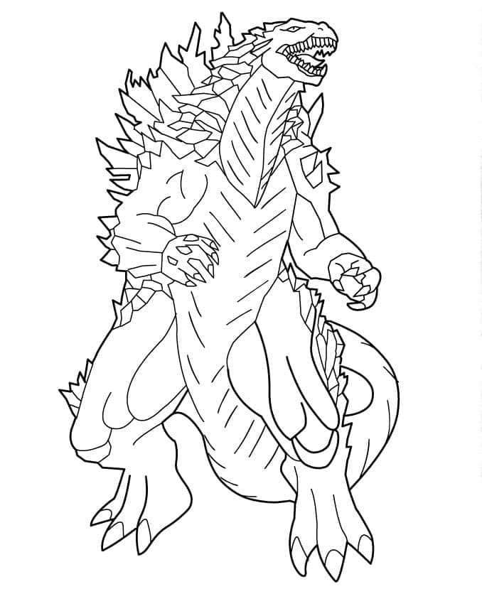 200+ Godzilla Coloring Pages 127