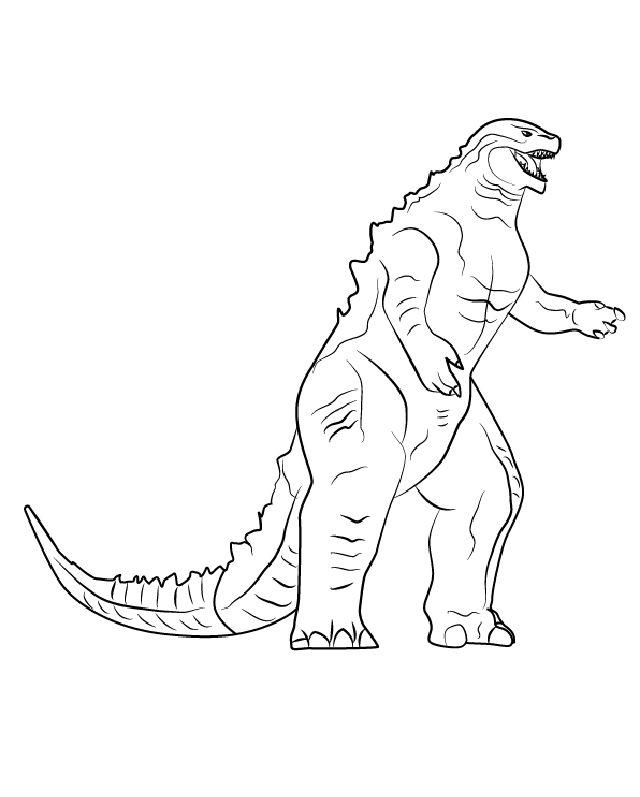 200+ Godzilla Coloring Pages 135