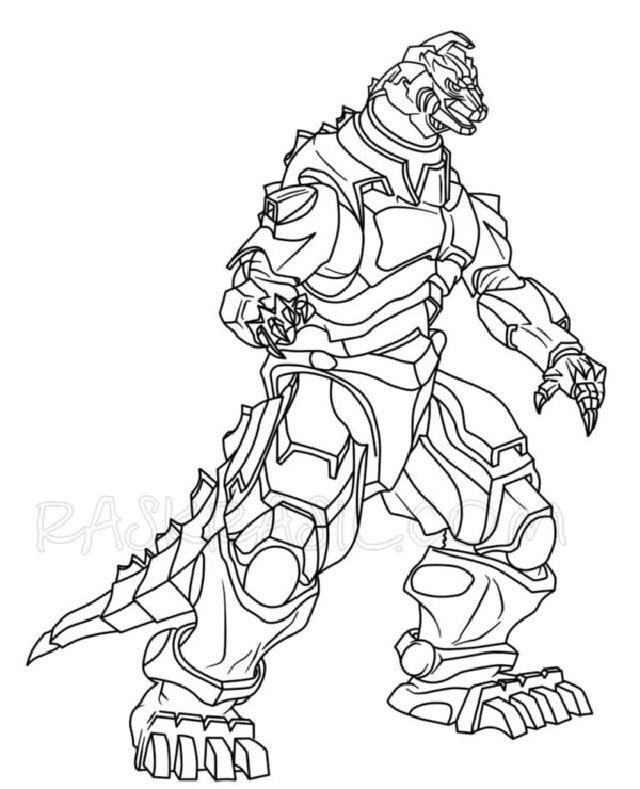 200+ Godzilla Coloring Pages 137