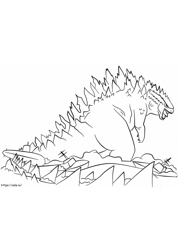 200+ Godzilla Coloring Pages 138