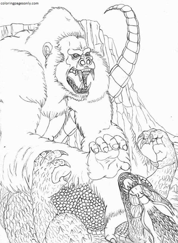 200+ Godzilla Coloring Pages 153