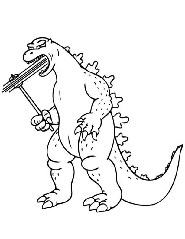 200+ Godzilla Coloring Pages 154