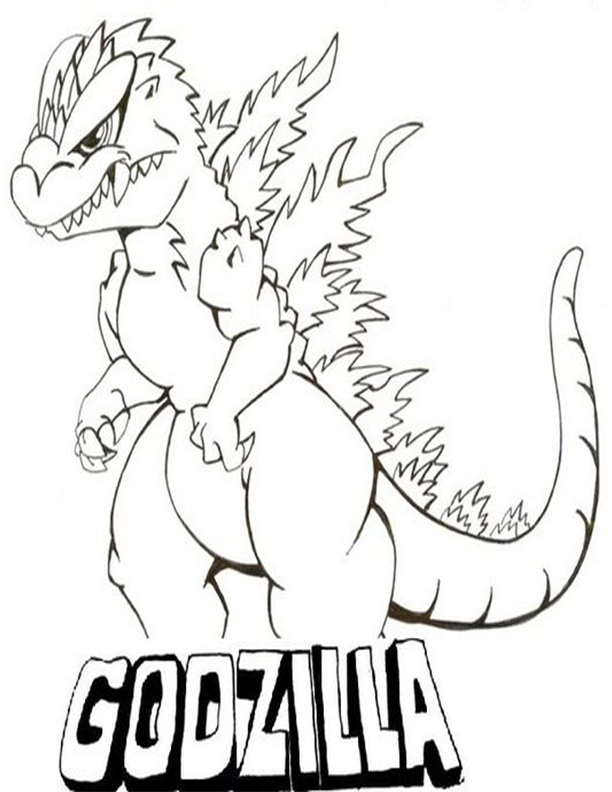 200+ Godzilla Coloring Pages 159