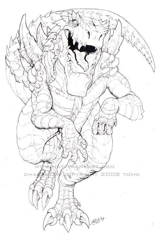 200+ Godzilla Coloring Pages 166