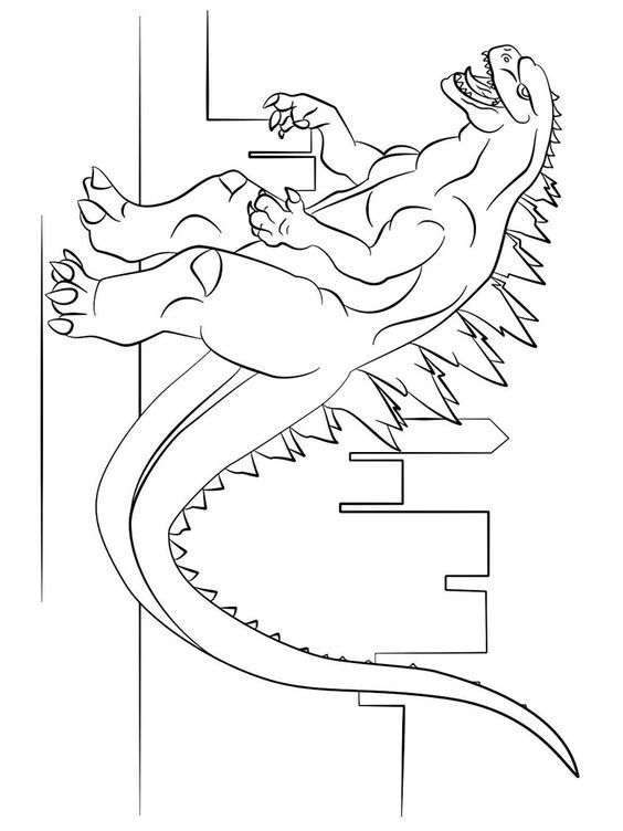 200+ Godzilla Coloring Pages 170