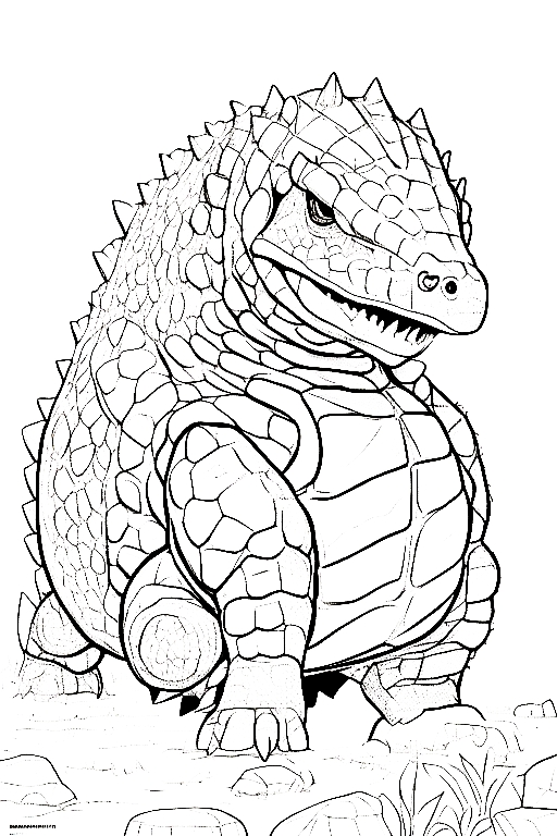 200+ Godzilla Coloring Pages 174