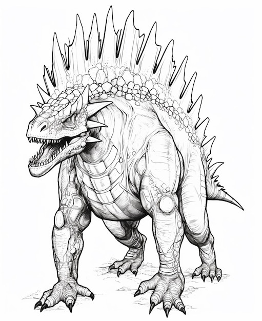 200+ Godzilla Coloring Pages 179