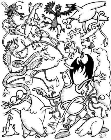 200+ Godzilla Coloring Pages 197