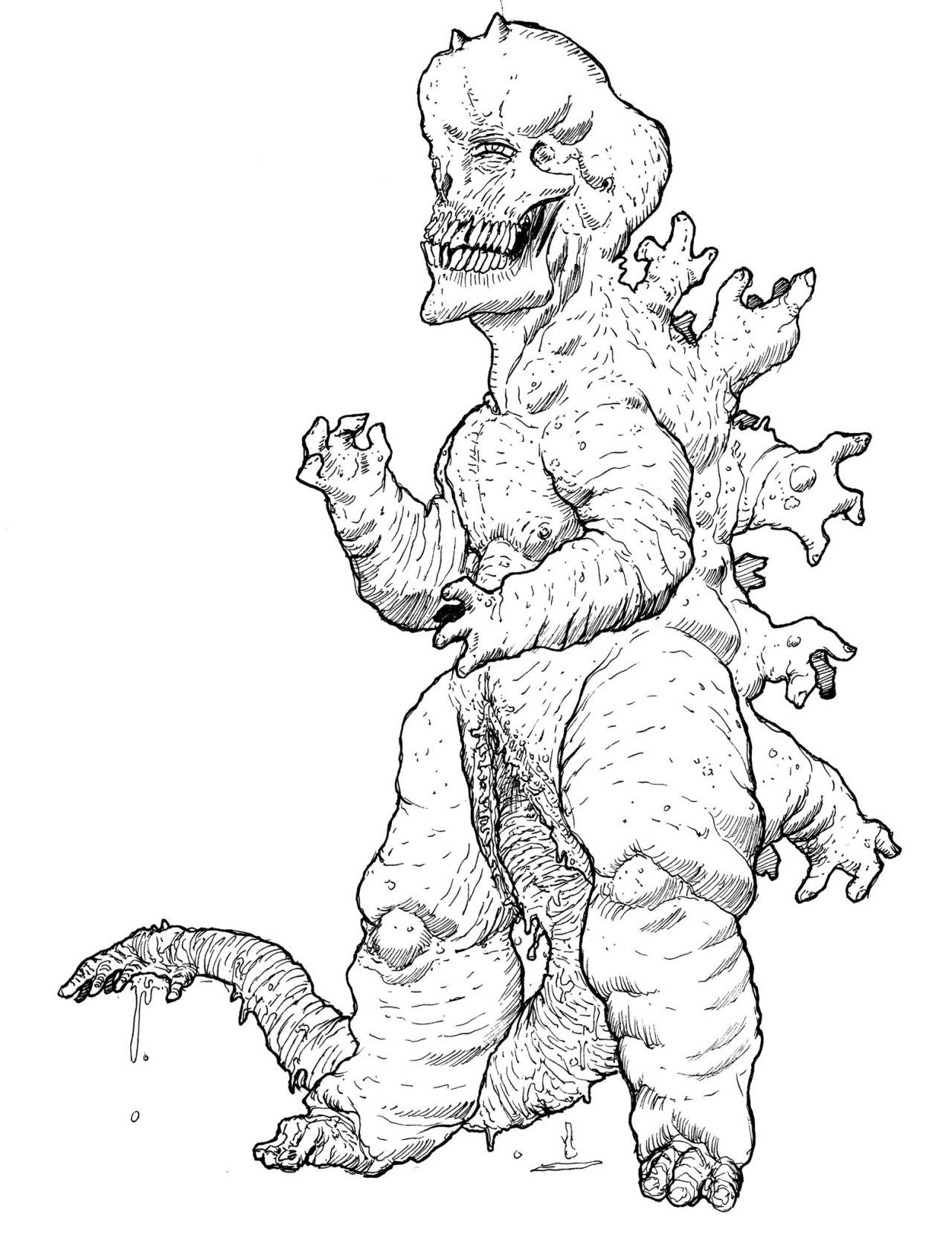 200+ Godzilla Coloring Pages 27