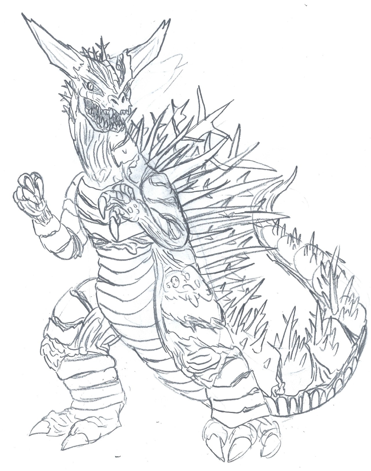 200+ Godzilla Coloring Pages 33