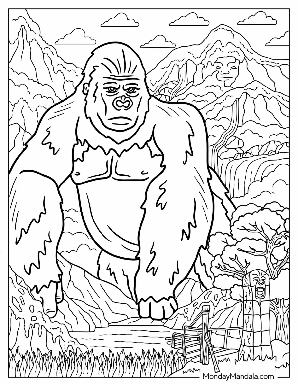 200+ Godzilla Coloring Pages 38