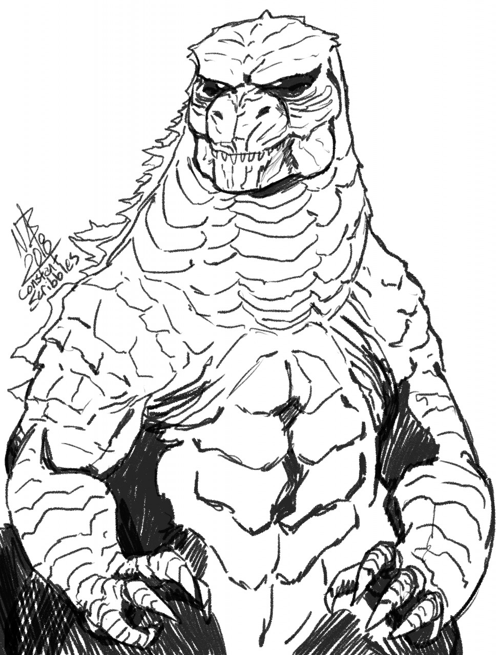 200+ Godzilla Coloring Pages 54