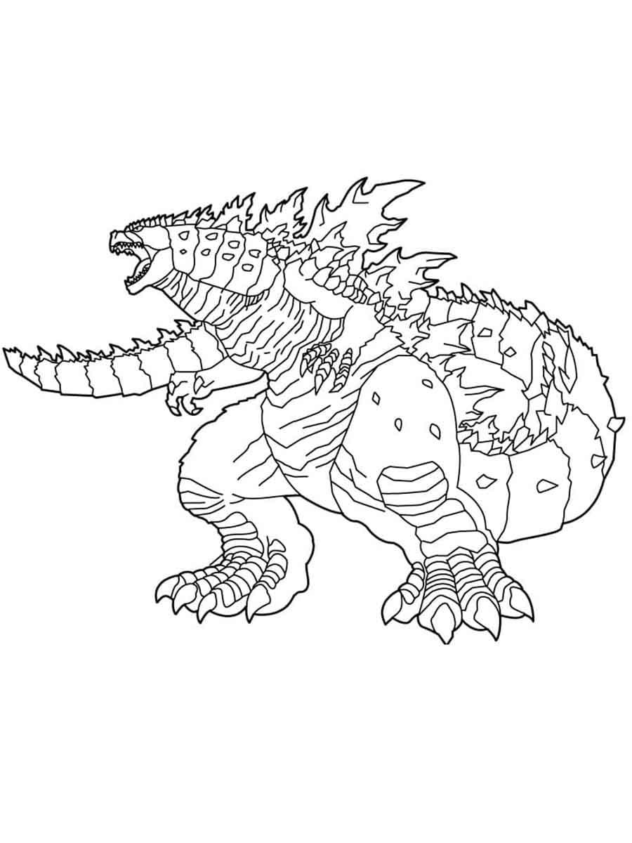 200+ Godzilla Coloring Pages 59