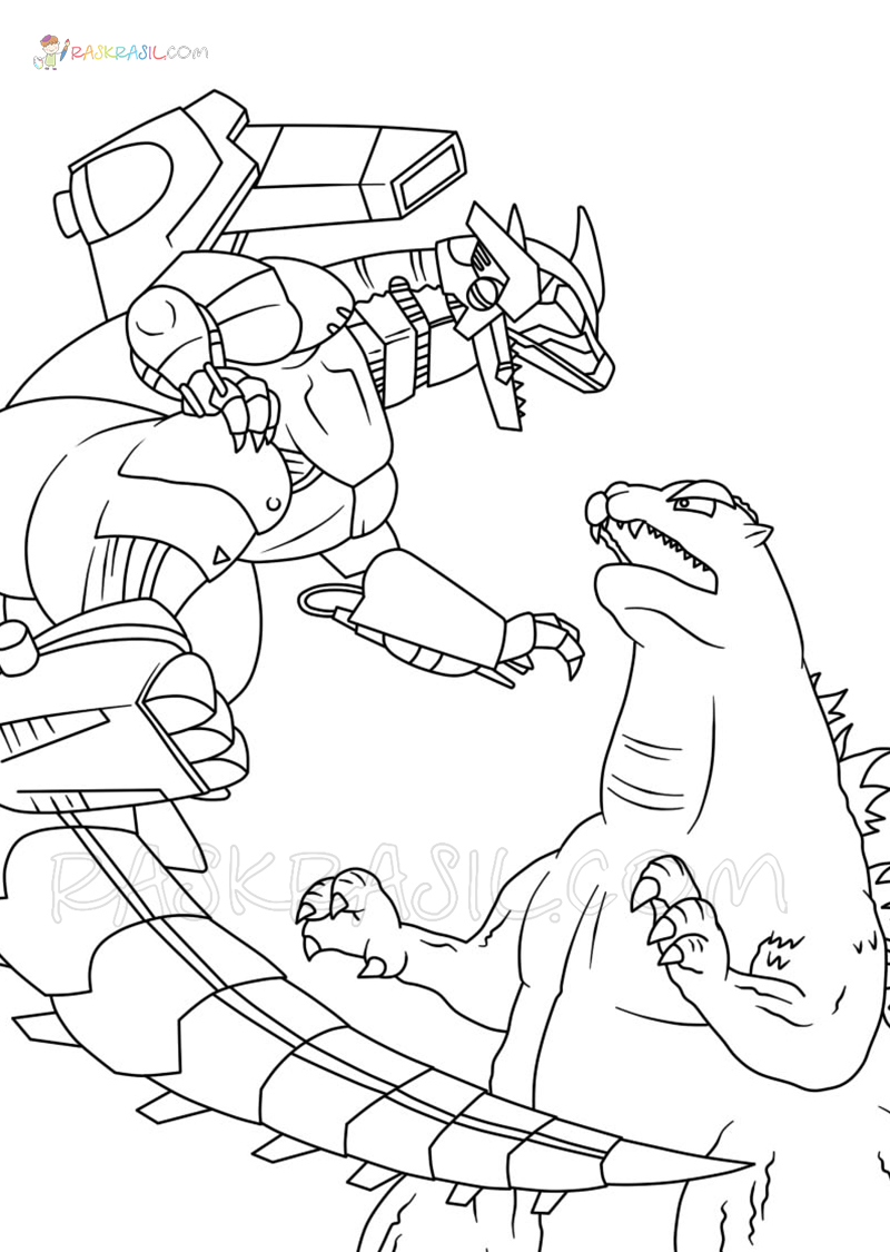 200+ Godzilla Coloring Pages 72