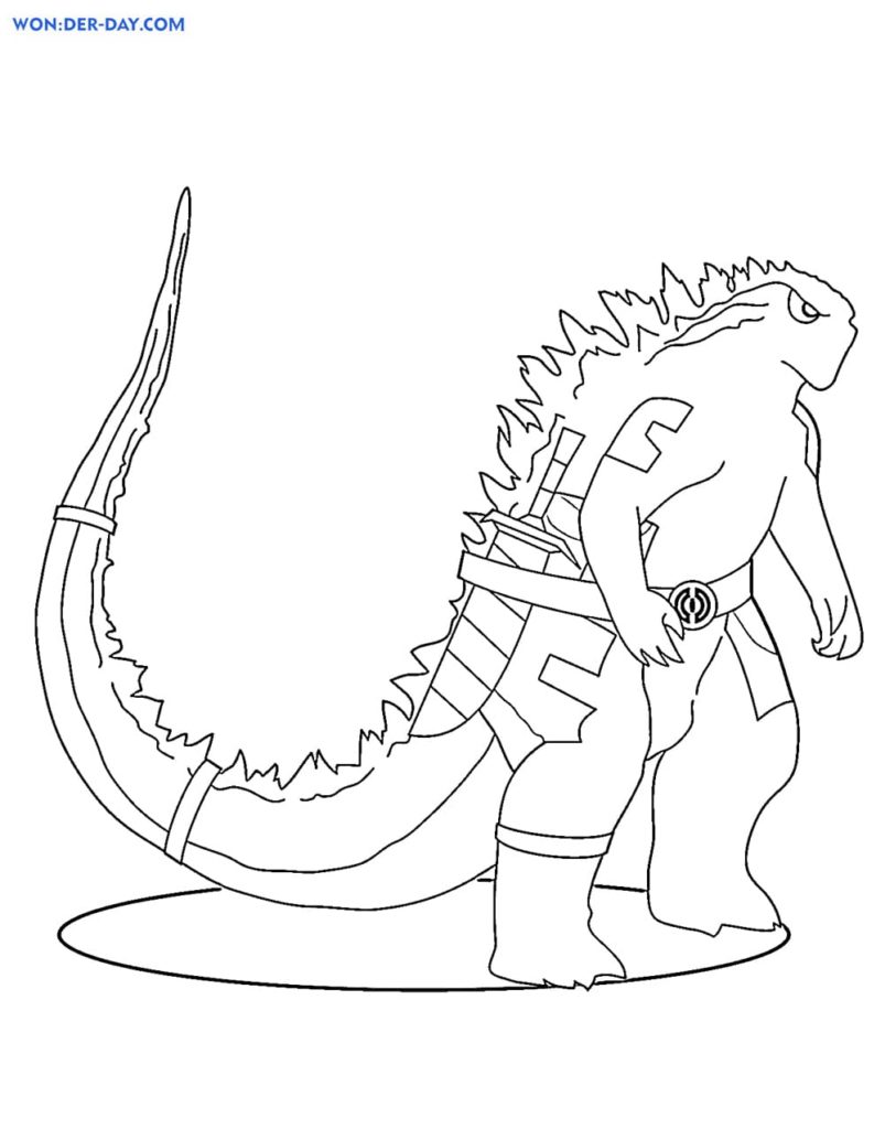 200+ Godzilla Coloring Pages 74