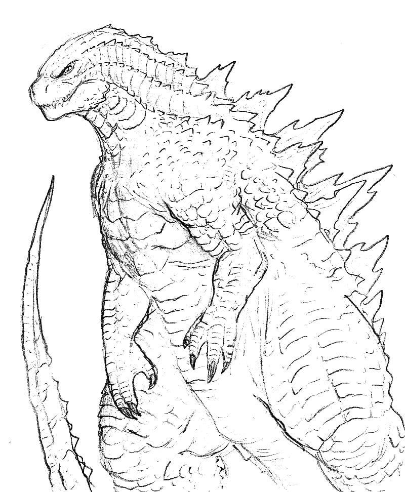 200+ Godzilla Coloring Pages 80