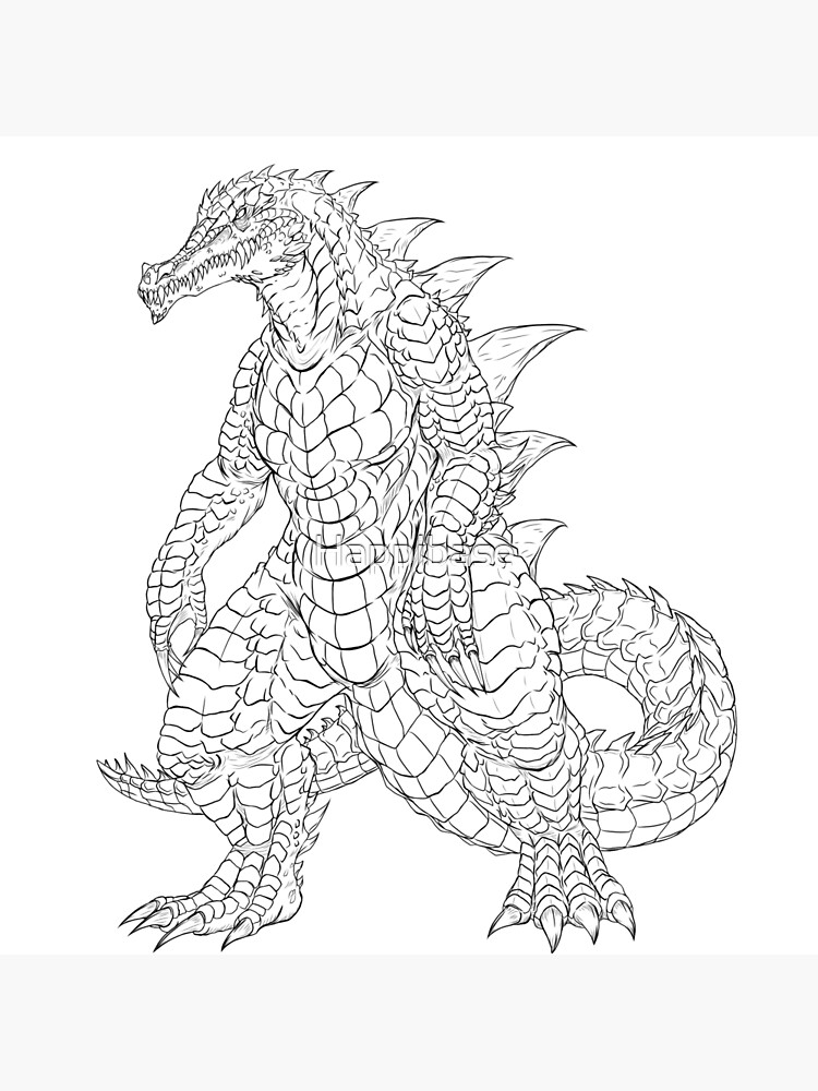 200+ Godzilla Coloring Pages 84