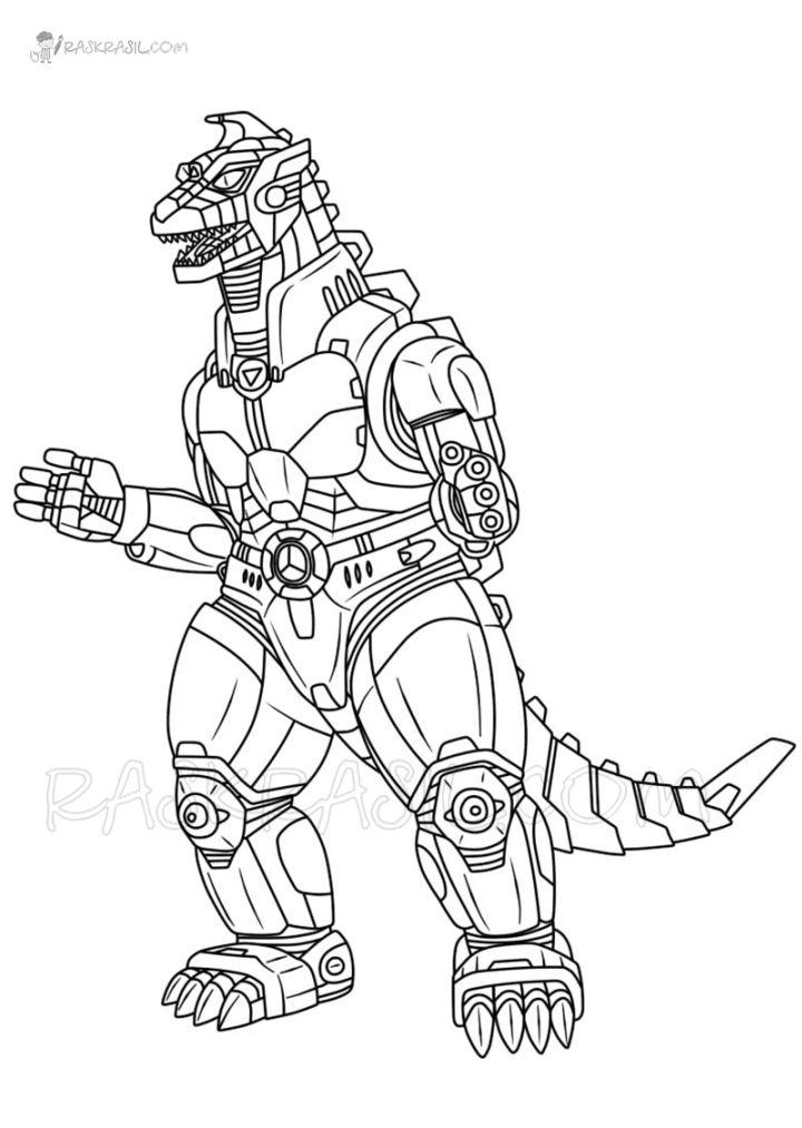 200+ Godzilla Coloring Pages 89