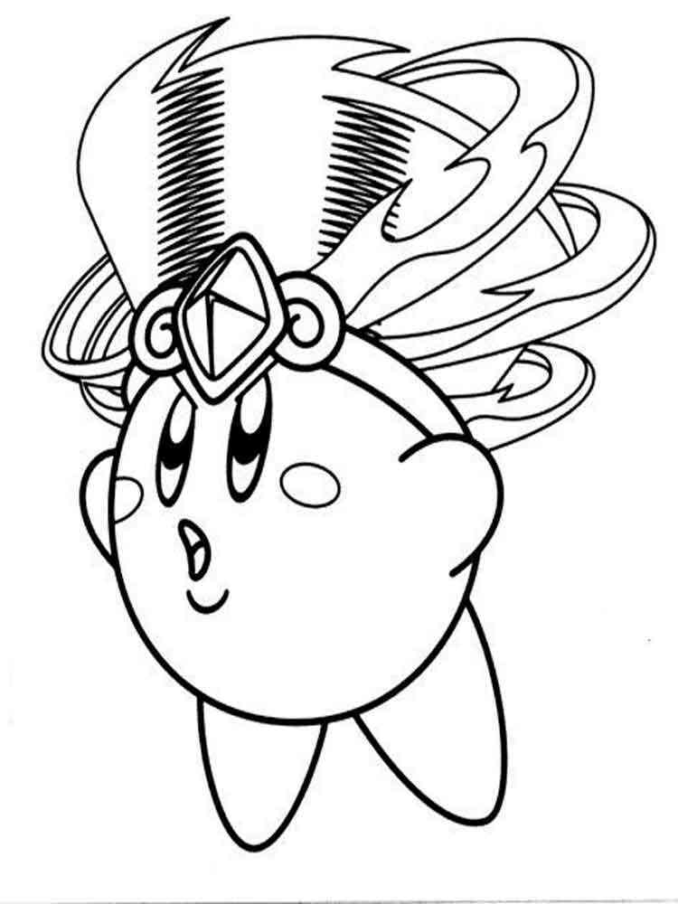 50+ Kirby Coloring Pages: Cute and Pink 16